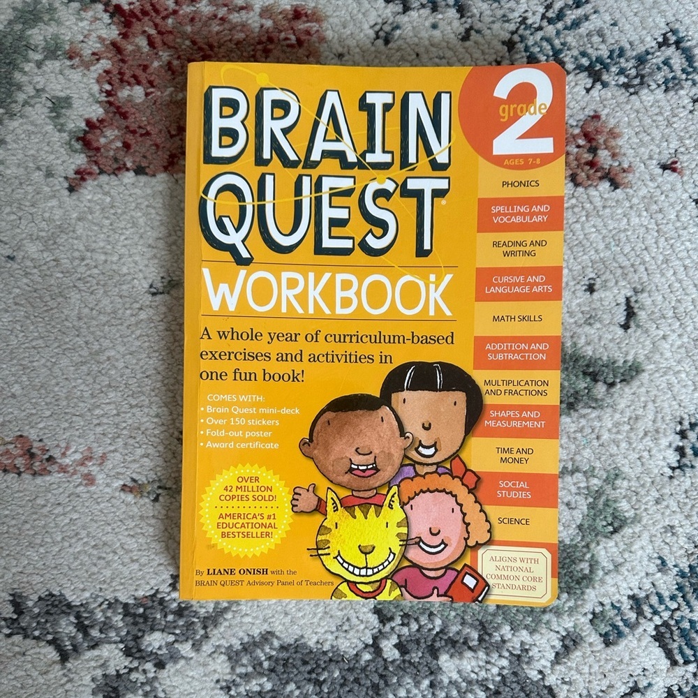 New 2008 Brain Quest Workbook for Grade 2
